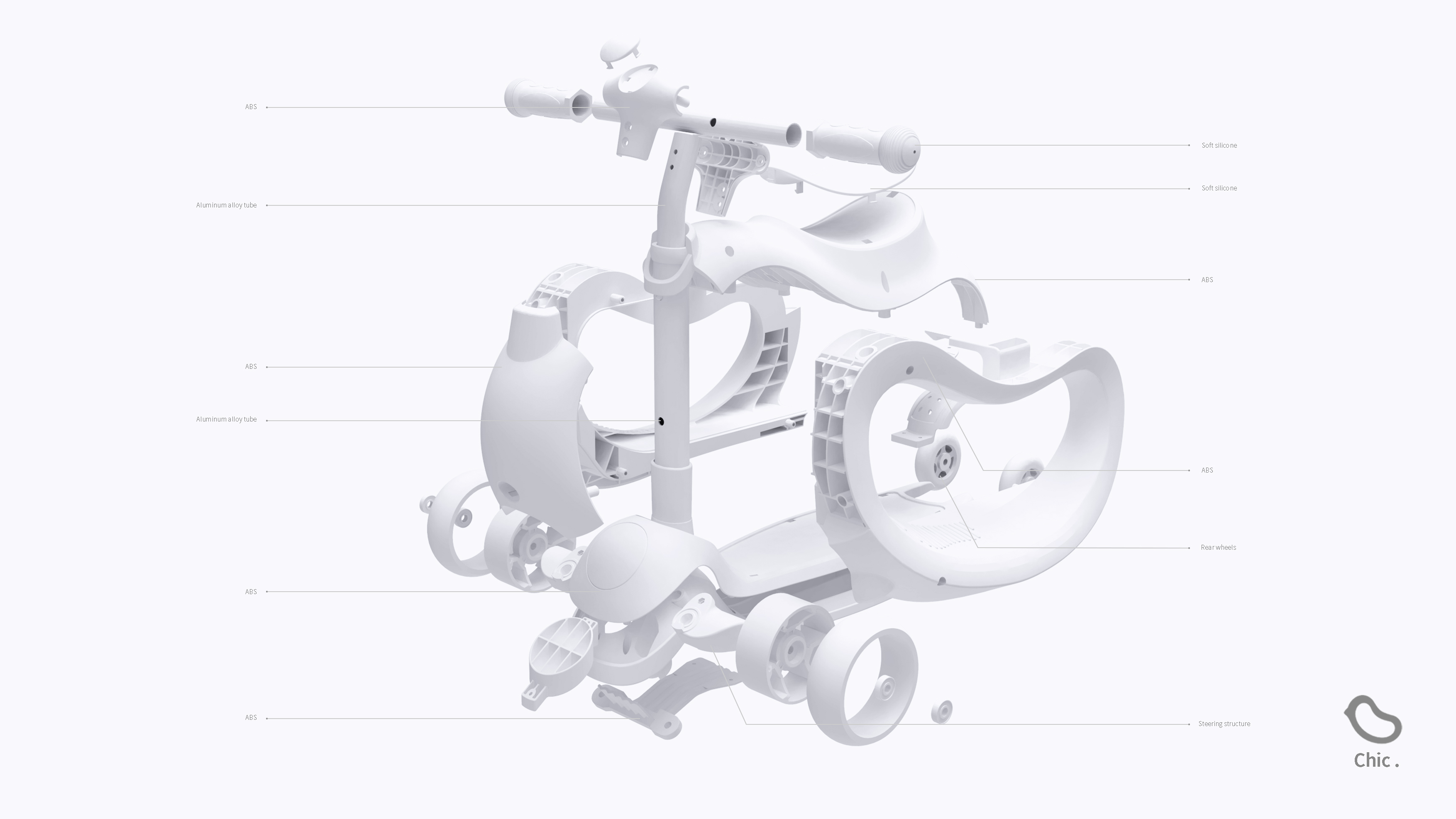 Children's scooters，Maternal and infant products，Vehicle design，rocking horse，Trojan horse，baby，Multifunctional stroller，Creative design，