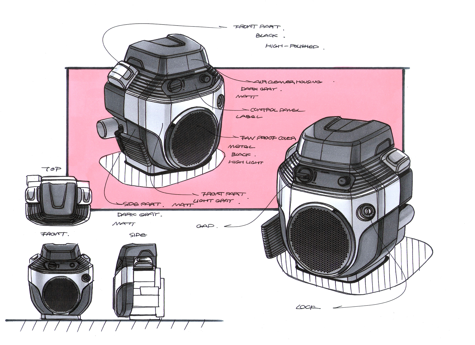 Tools and equipment，engine，Product appearance，Appearance design，