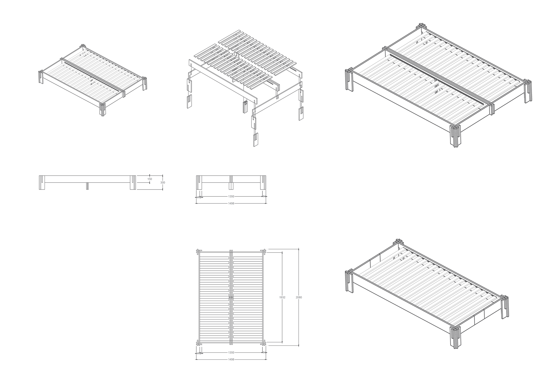 Home Furnishing，product design，industrial design，aggregate，Mortise and tenon，