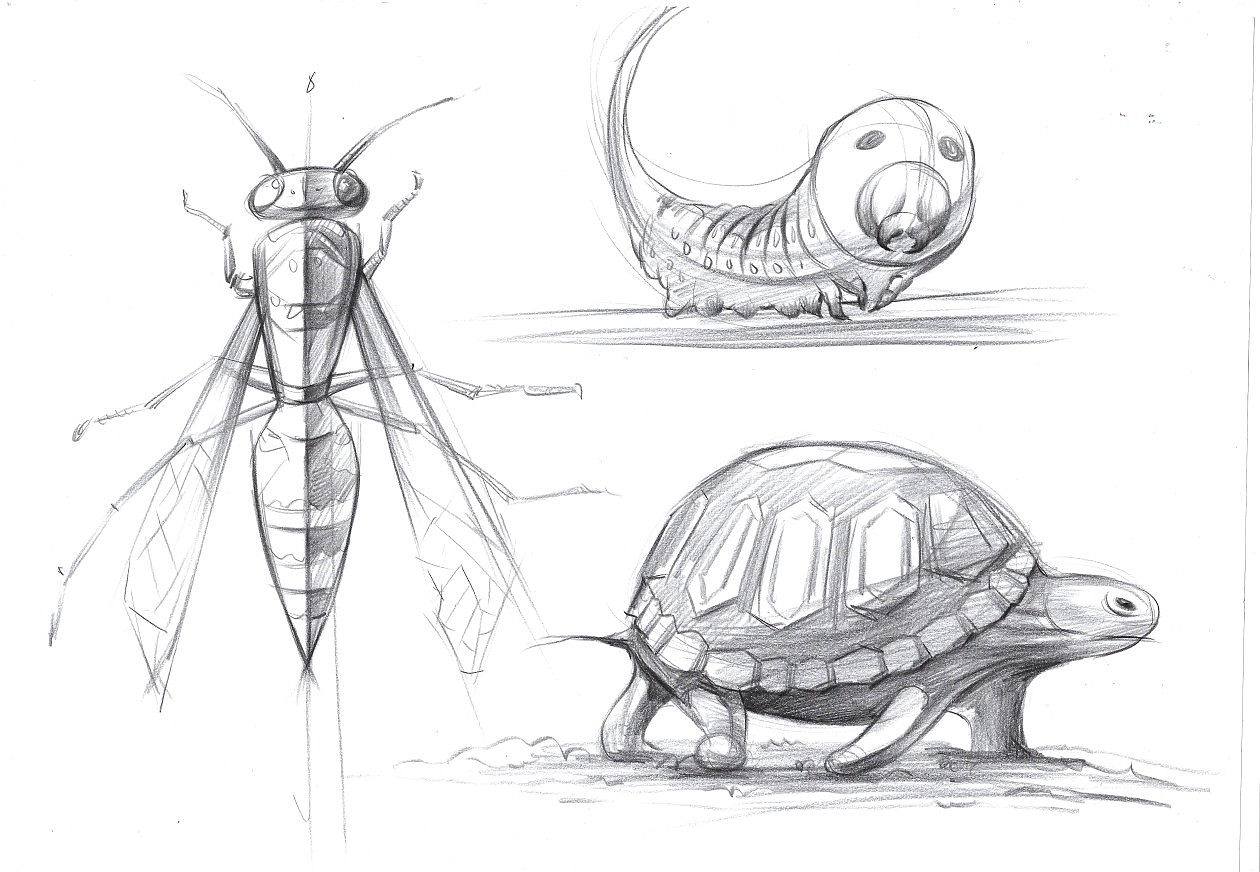 Hand drawn industrial design，Design hand drawn，Bionics Design ，