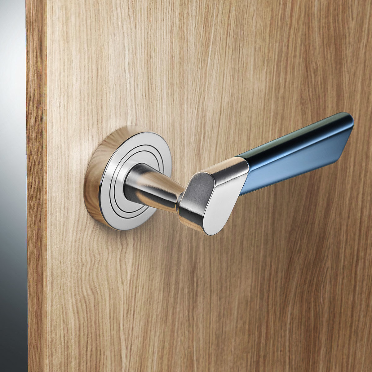 Home Furnishing，product design，industrial design，Door handle，Simplicity，