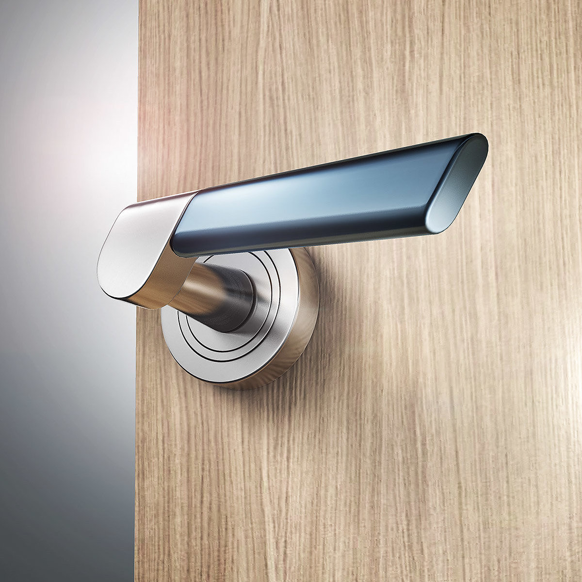 Home Furnishing，product design，industrial design，Door handle，Simplicity，