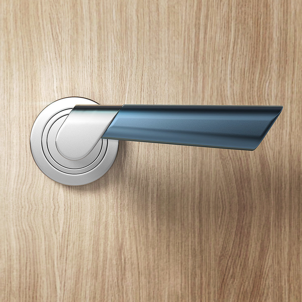 Home Furnishing，product design，industrial design，Door handle，Simplicity，