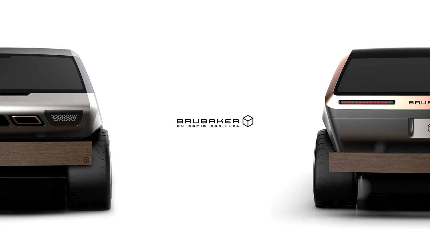 vehicle，conceptual design，Automobile design，Volkswagen bus，Kit Car，BrubakerBox，
