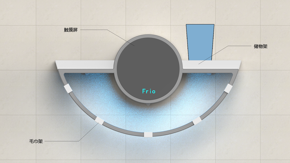 Towel rack，Bathroom supplies，