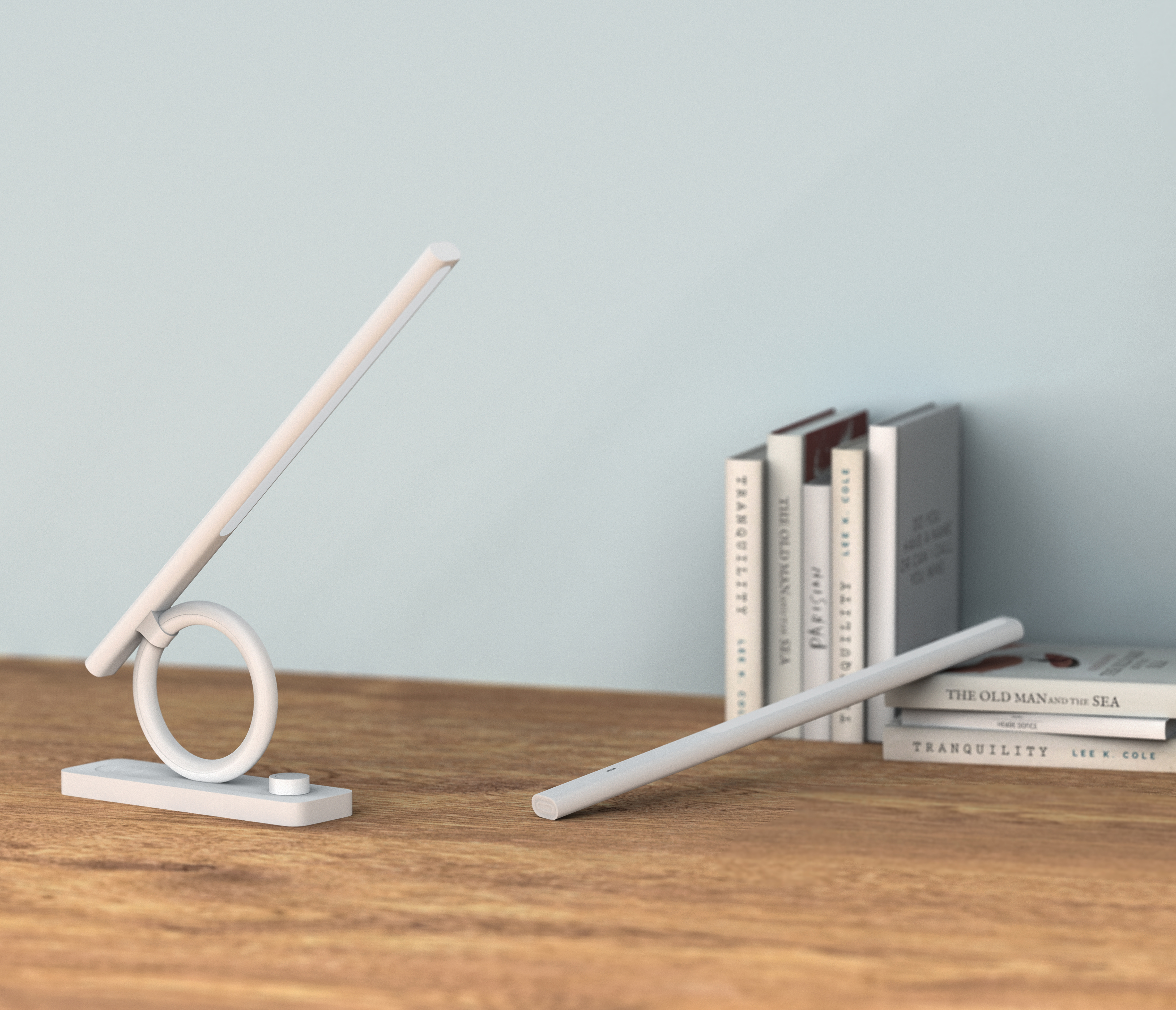 Minimalist，Geometric Aesthetics，Intelligent interaction，interest，Desk lamp，