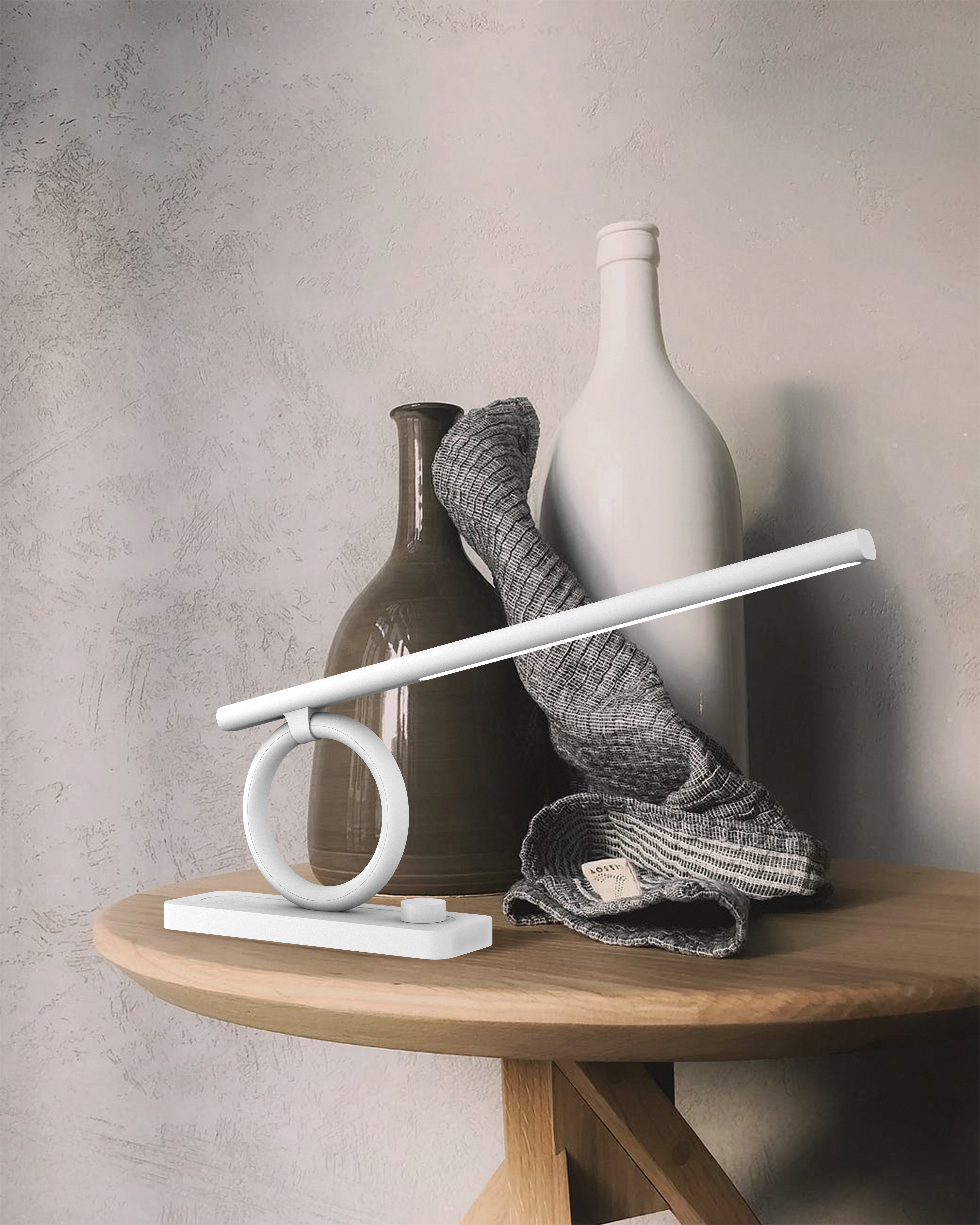 Minimalist，Geometric Aesthetics，Intelligent interaction，interest，Desk lamp，