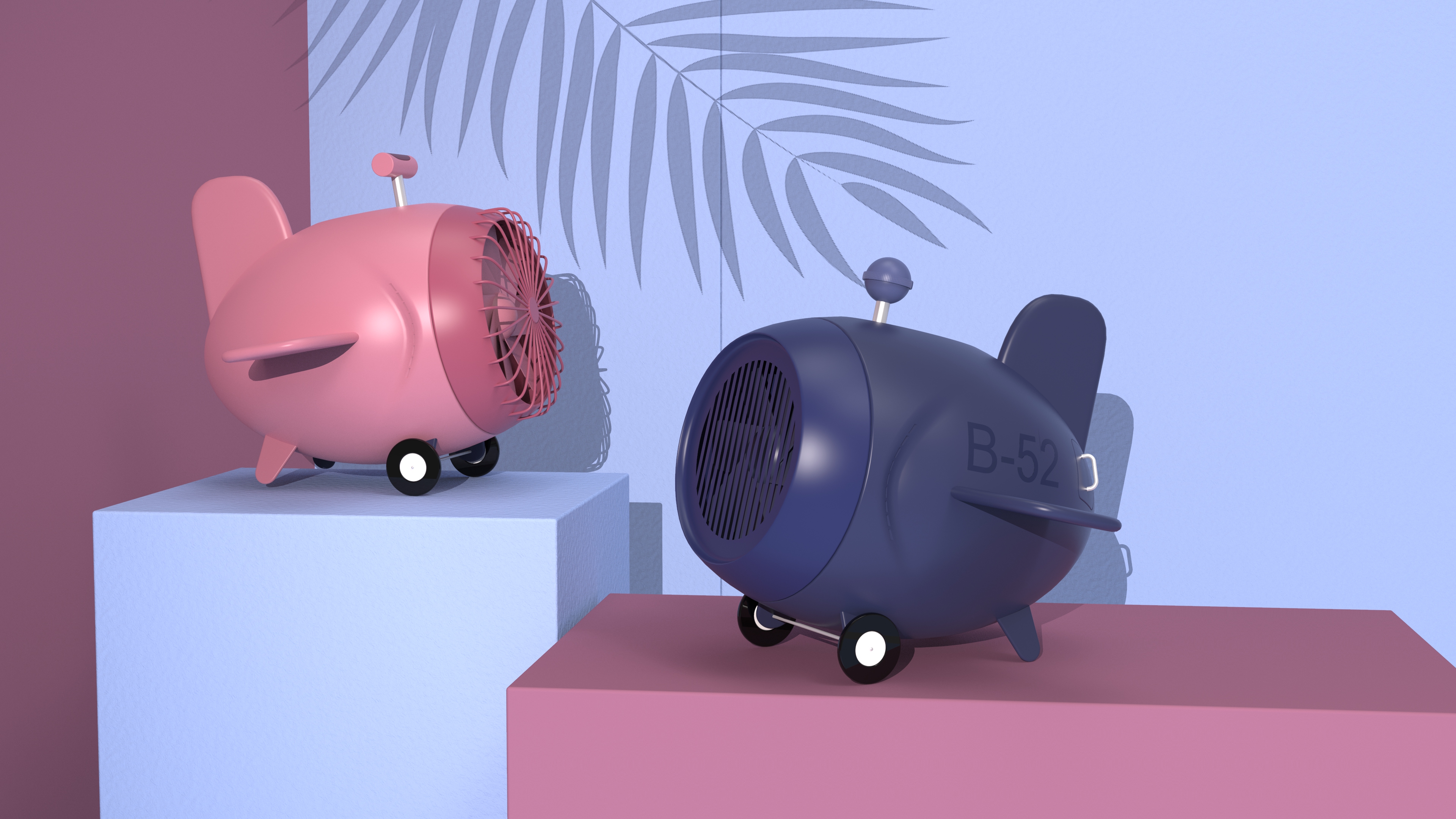 A small plane fan，