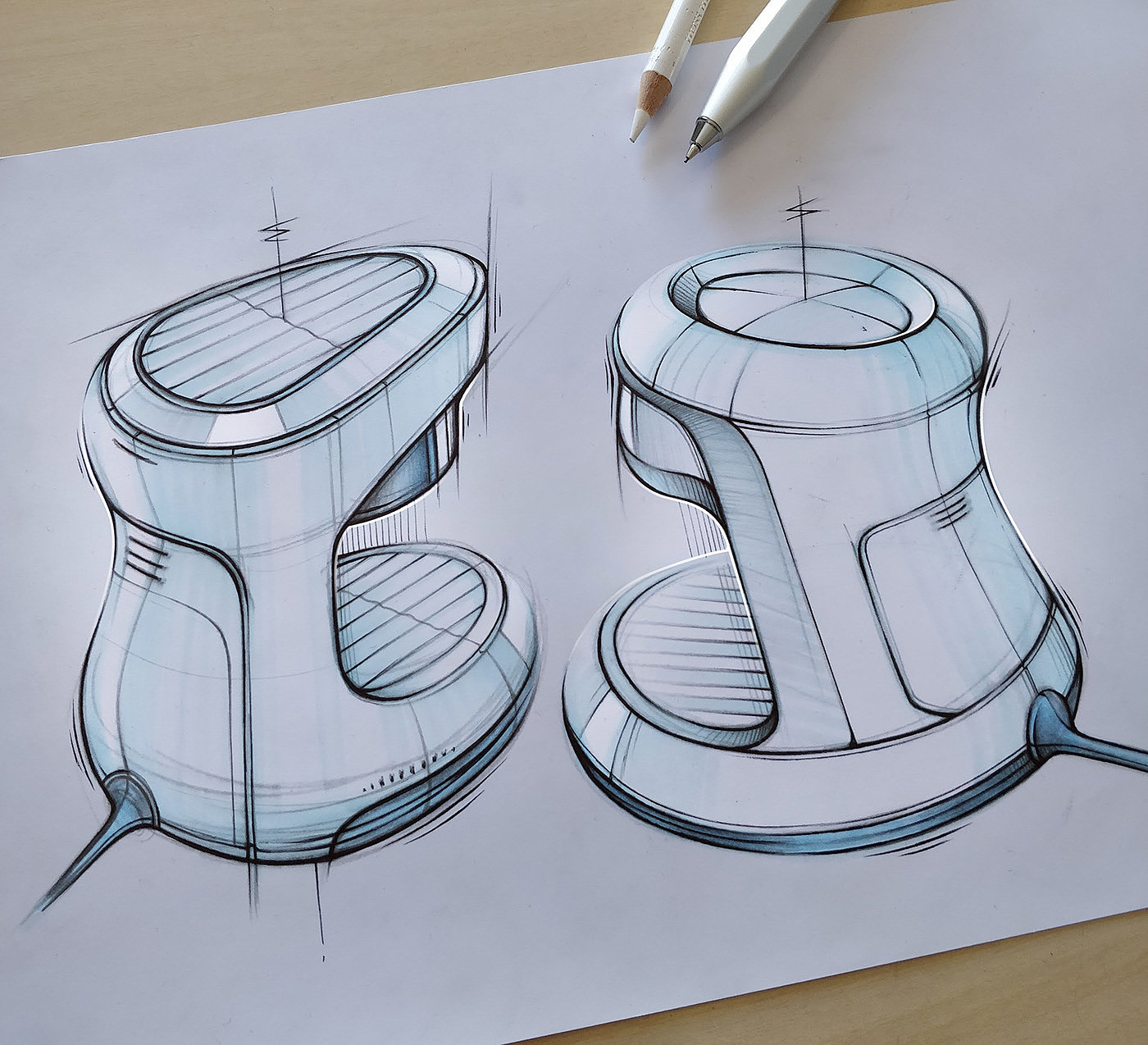 Hand drawn，Sketch，illustration，marker pen，