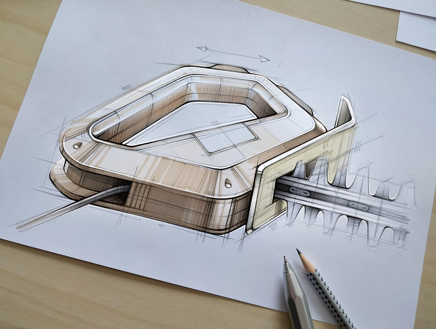 Hand drawn，Sketch，illustration，marker pen，