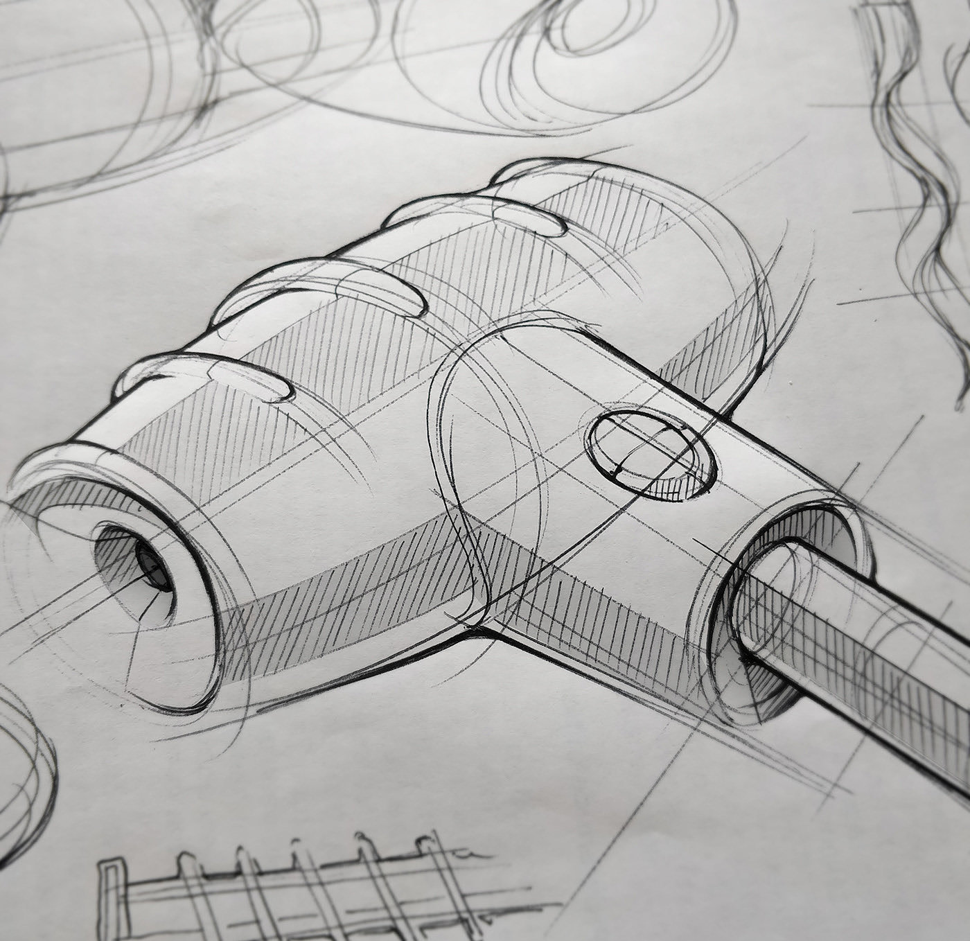 Hand drawn，Sketch，illustration，marker pen，