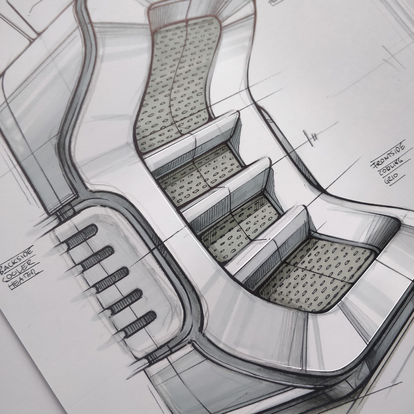 Hand drawn，Sketch，illustration，marker pen，