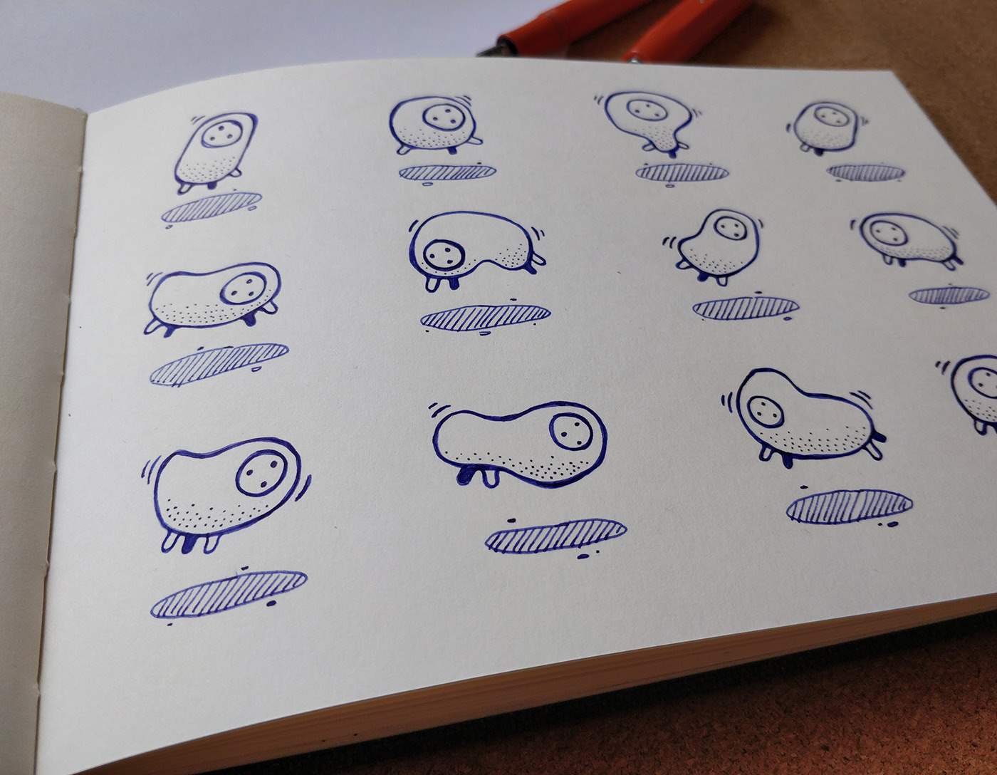 Hand drawn，Sketch，illustration，marker pen，