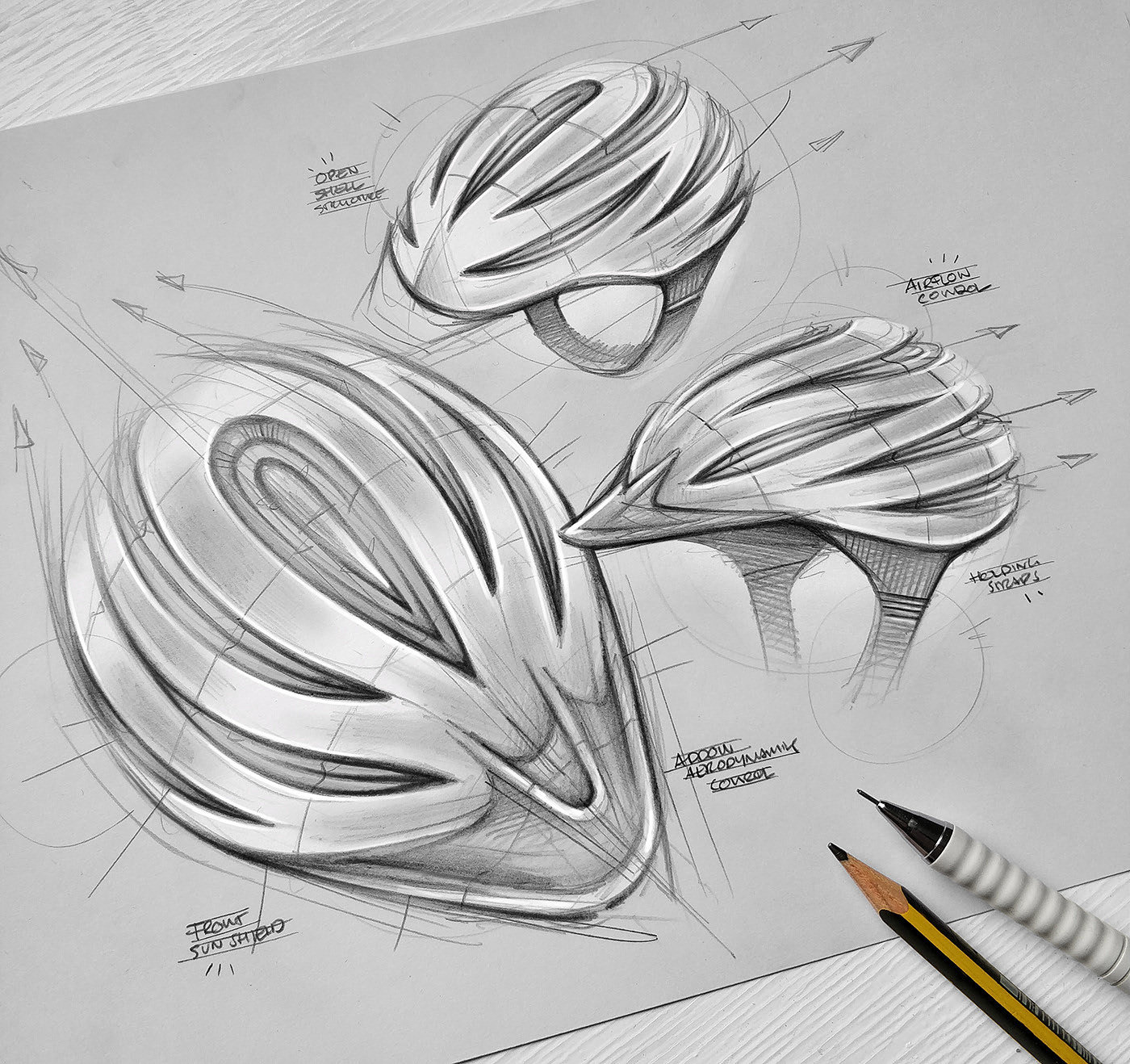 Hand drawn，Sketch，illustration，marker pen，