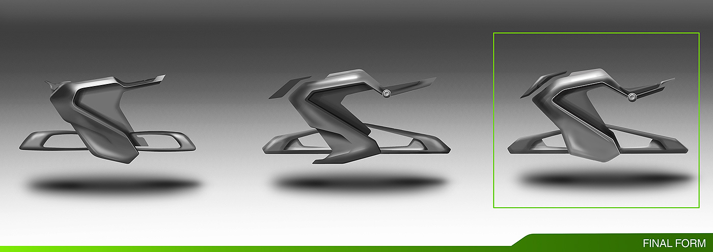 industrial design，Intelligent technology，Motorcycle design，conceptual design，design sketch，