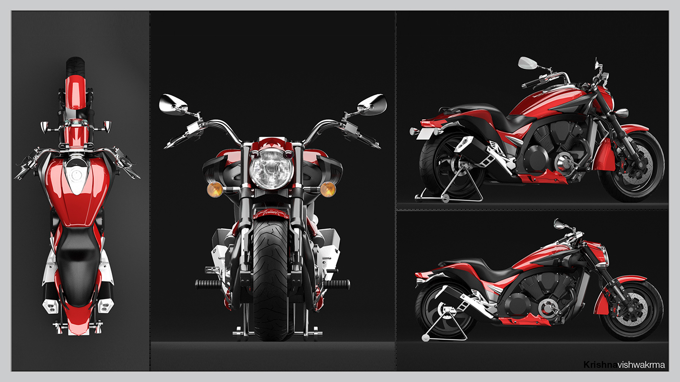 Automatic design，Sports car，motorcycle，modeling，Render，