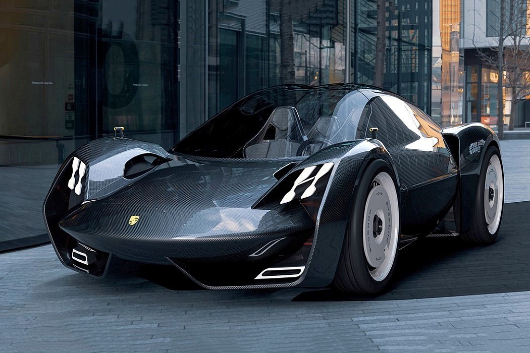 Ilya Zakharov，保时捷，黑色，汽车设计，Porsche Exclusiv GT，