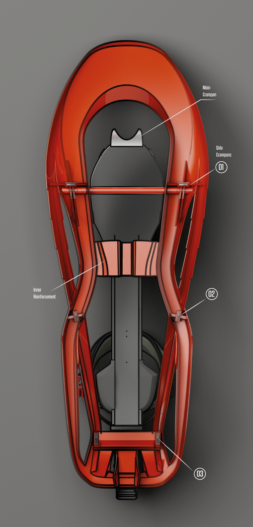 outdoor sport，product design，conceptual design，skiing，design sketch，