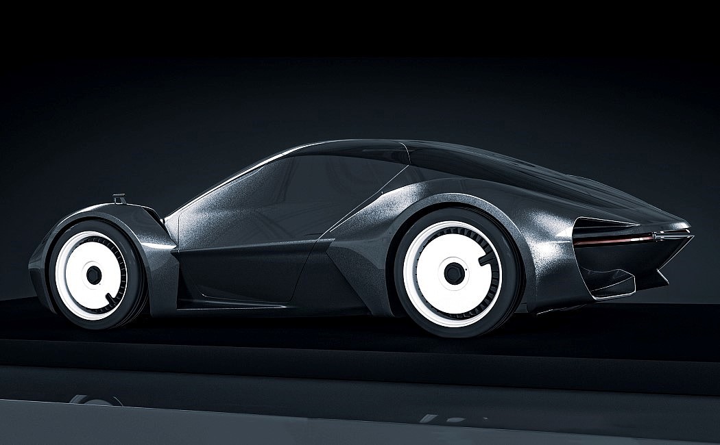 Ilya Zakharov，Porsche，black，Automobile design，Porsche Exclusive GT，