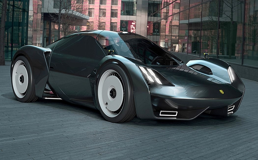 Ilya Zakharov，Porsche，black，Automobile design，Porsche Exclusive GT，