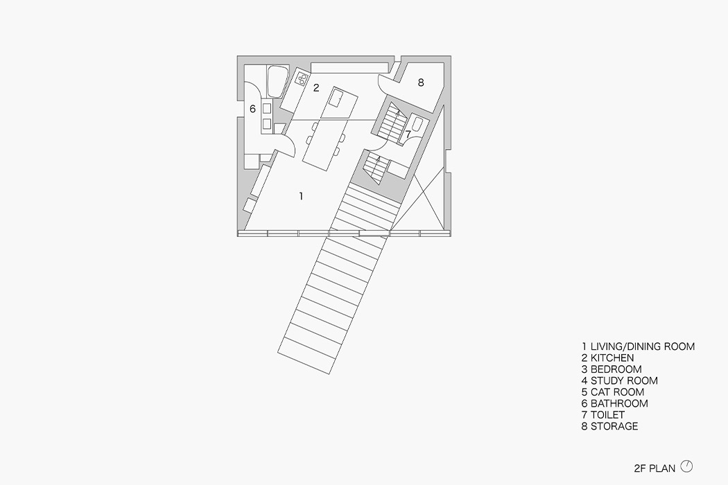 Tokyo，residence community，stairs，three layers，