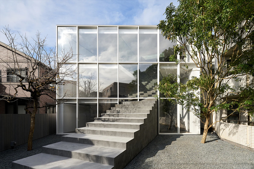 Tokyo，residence community，stairs，three layers，