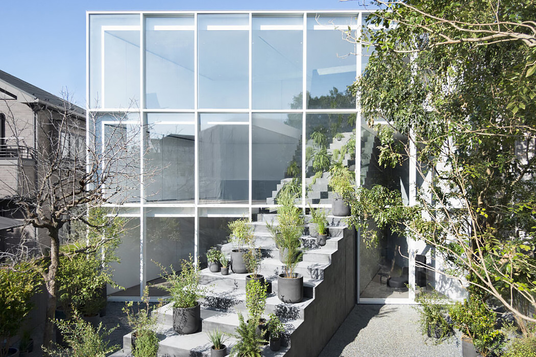 Tokyo，residence community，stairs，three layers，