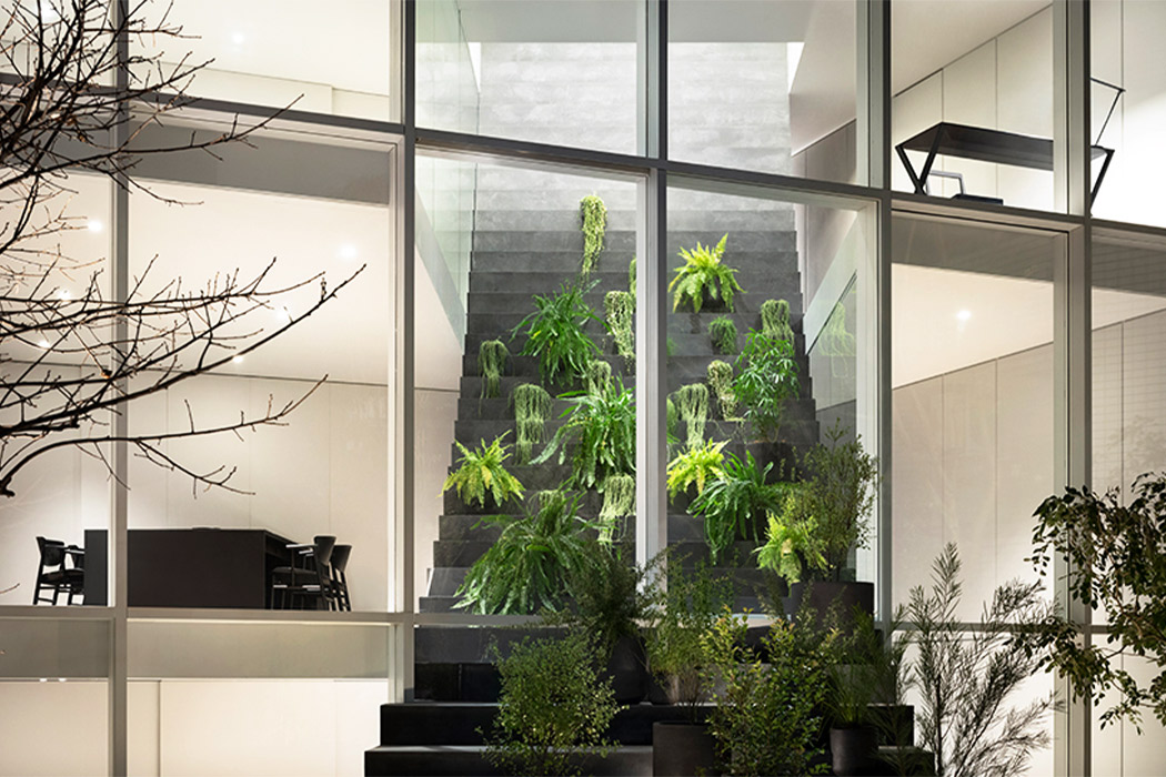 Tokyo，residence community，stairs，three layers，