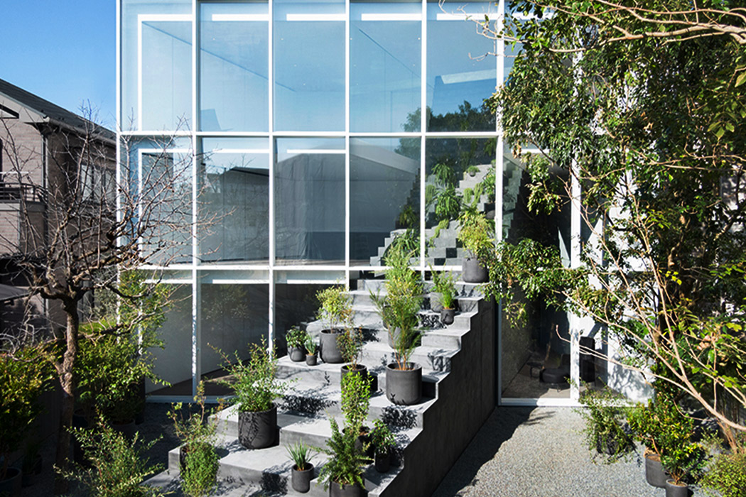 Tokyo，residence community，stairs，three layers，