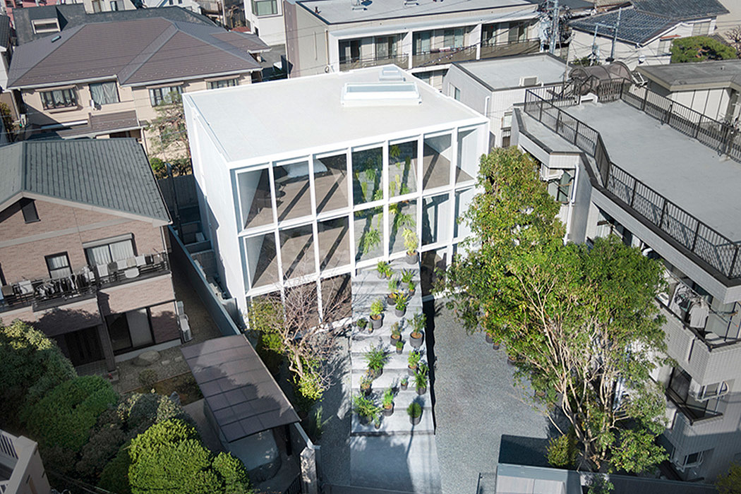 Tokyo，residence community，stairs，three layers，