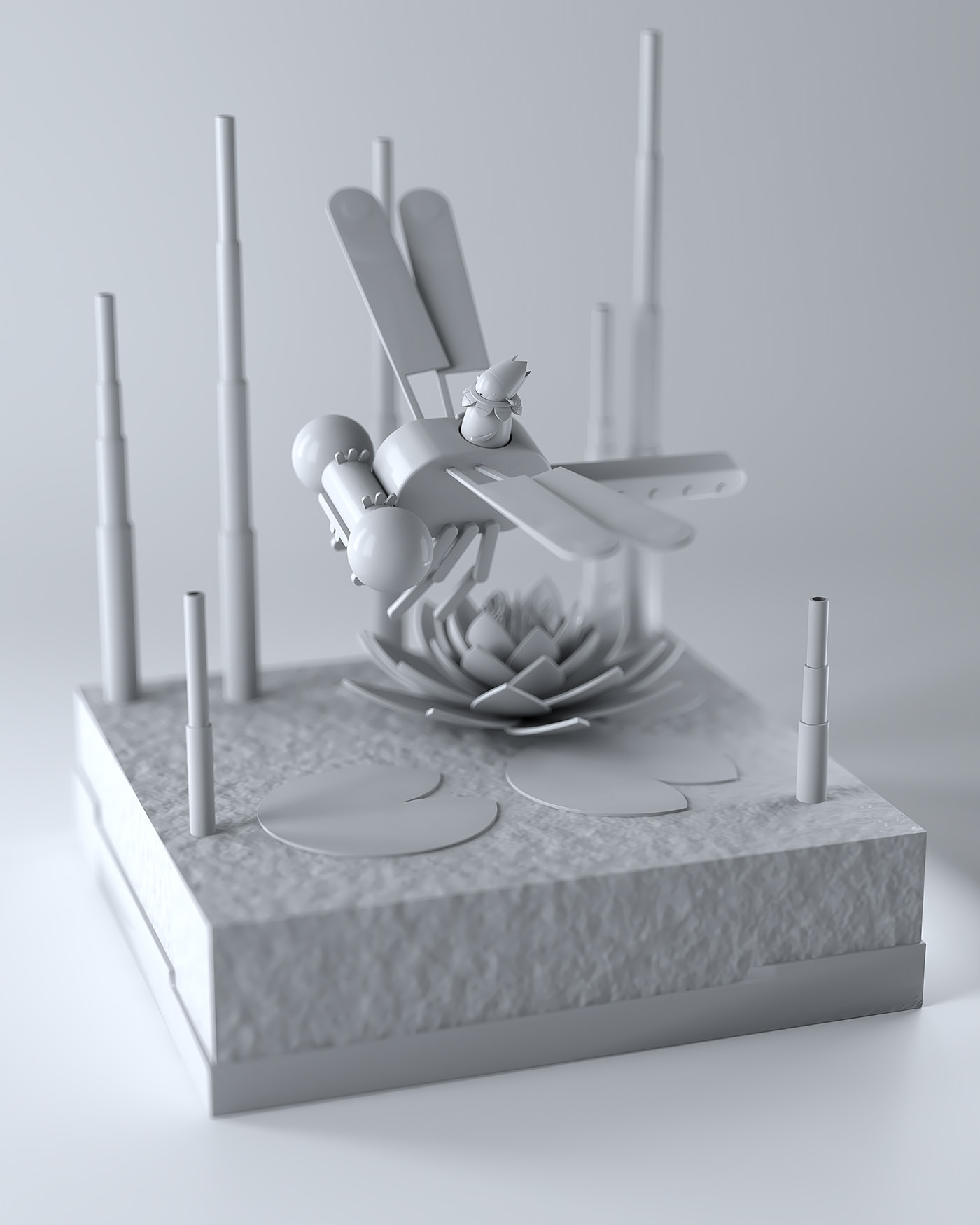 Toys，wooden ，poster，illustration，lovely，carving，