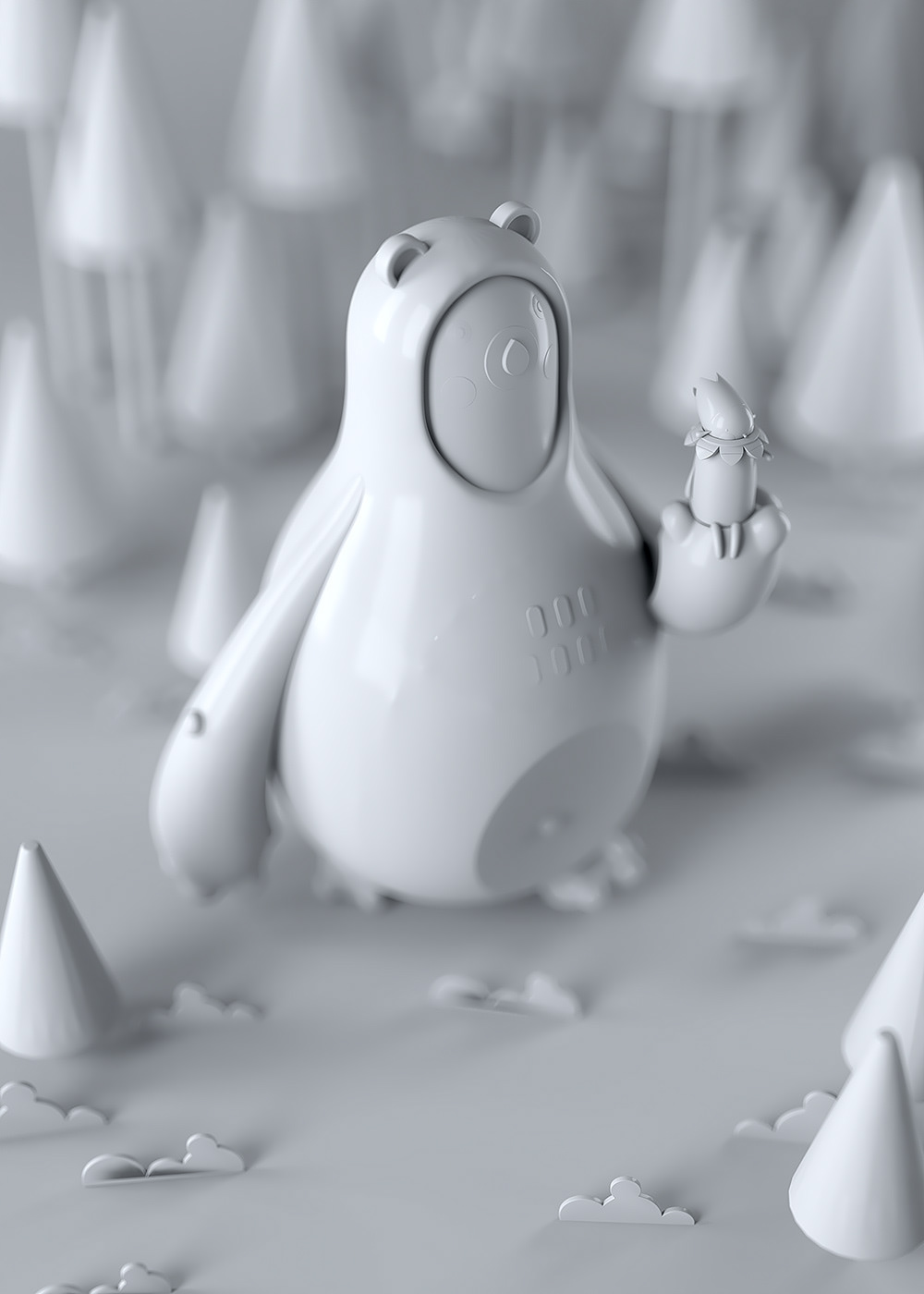 Toys，wooden ，poster，illustration，lovely，carving，