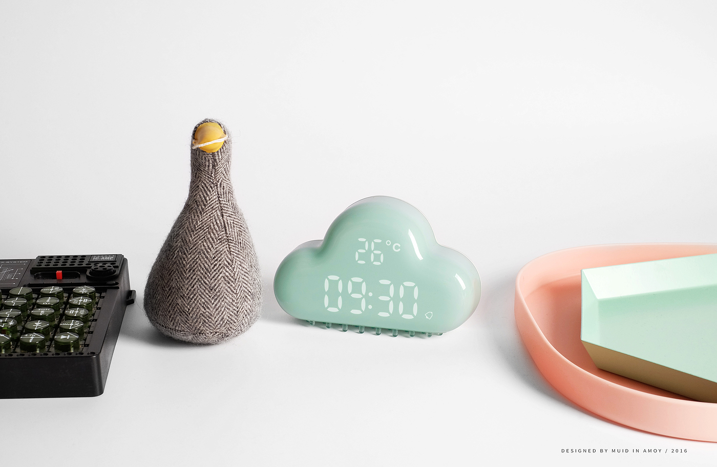 product design，industrial design，alarm clock，cloud，Creative design，