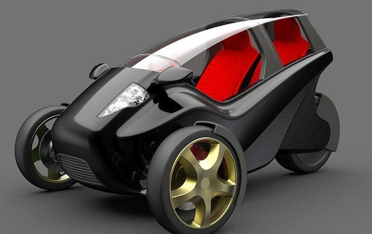 Tricycle design, electric vehicle appearance design，