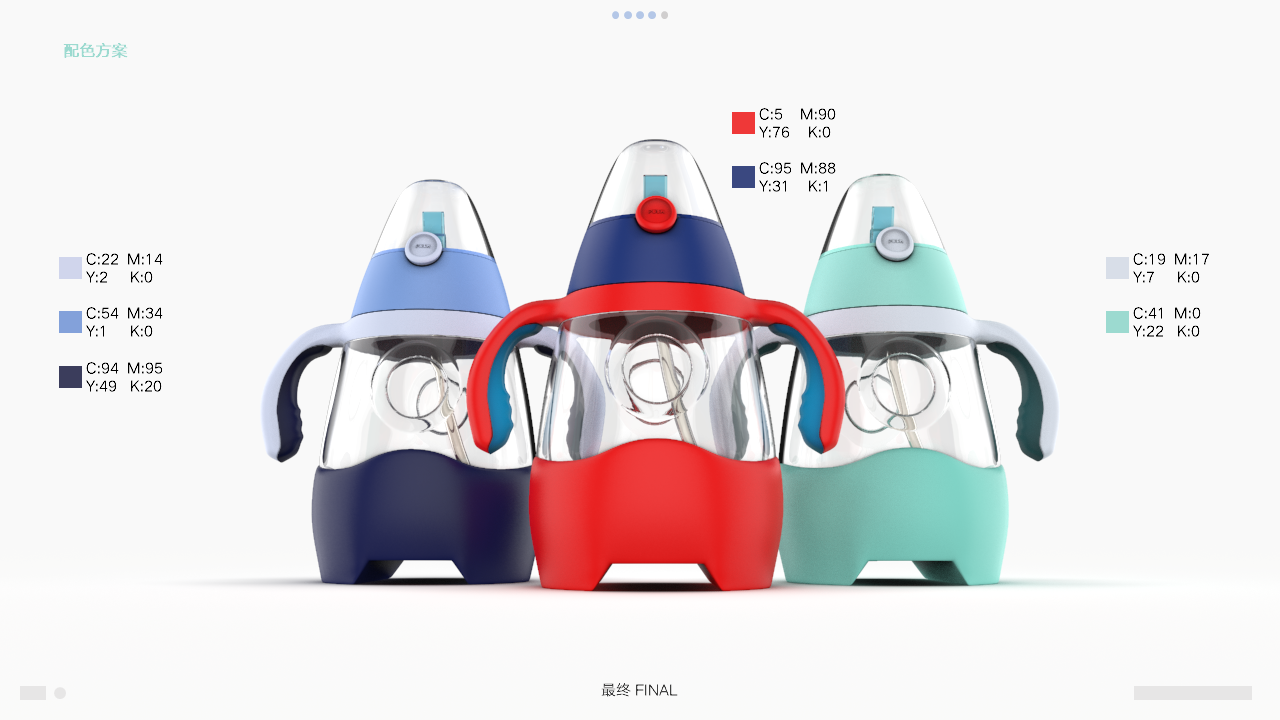 Render，Water bottle，Children's products，Household appliances，two thousand and twenty，student，If design award，2020 industrial design works collection (job hunting)，