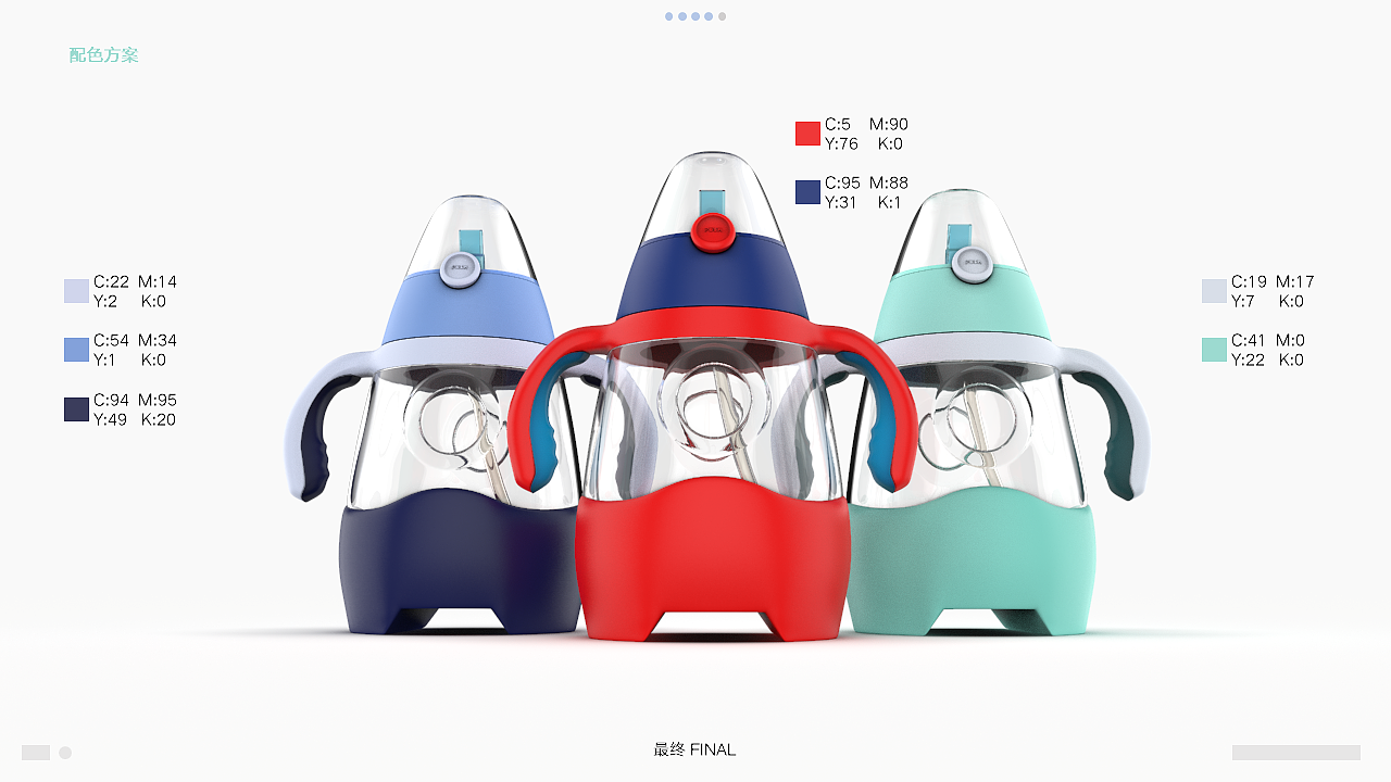 Render，Water bottle，Children's products，Household appliances，two thousand and twenty，student，If design award，2020 industrial design works collection (job hunting)，