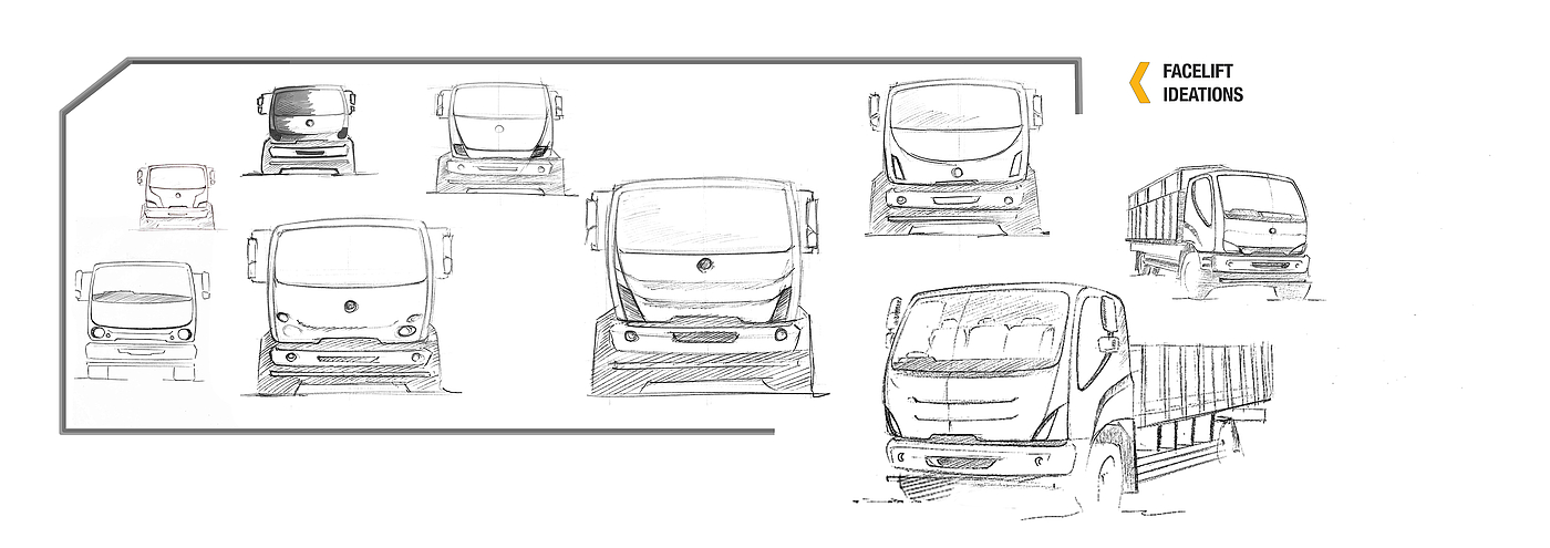 Intelligent technology，industrial design，Truck design，Hand drawn design，design sketch，