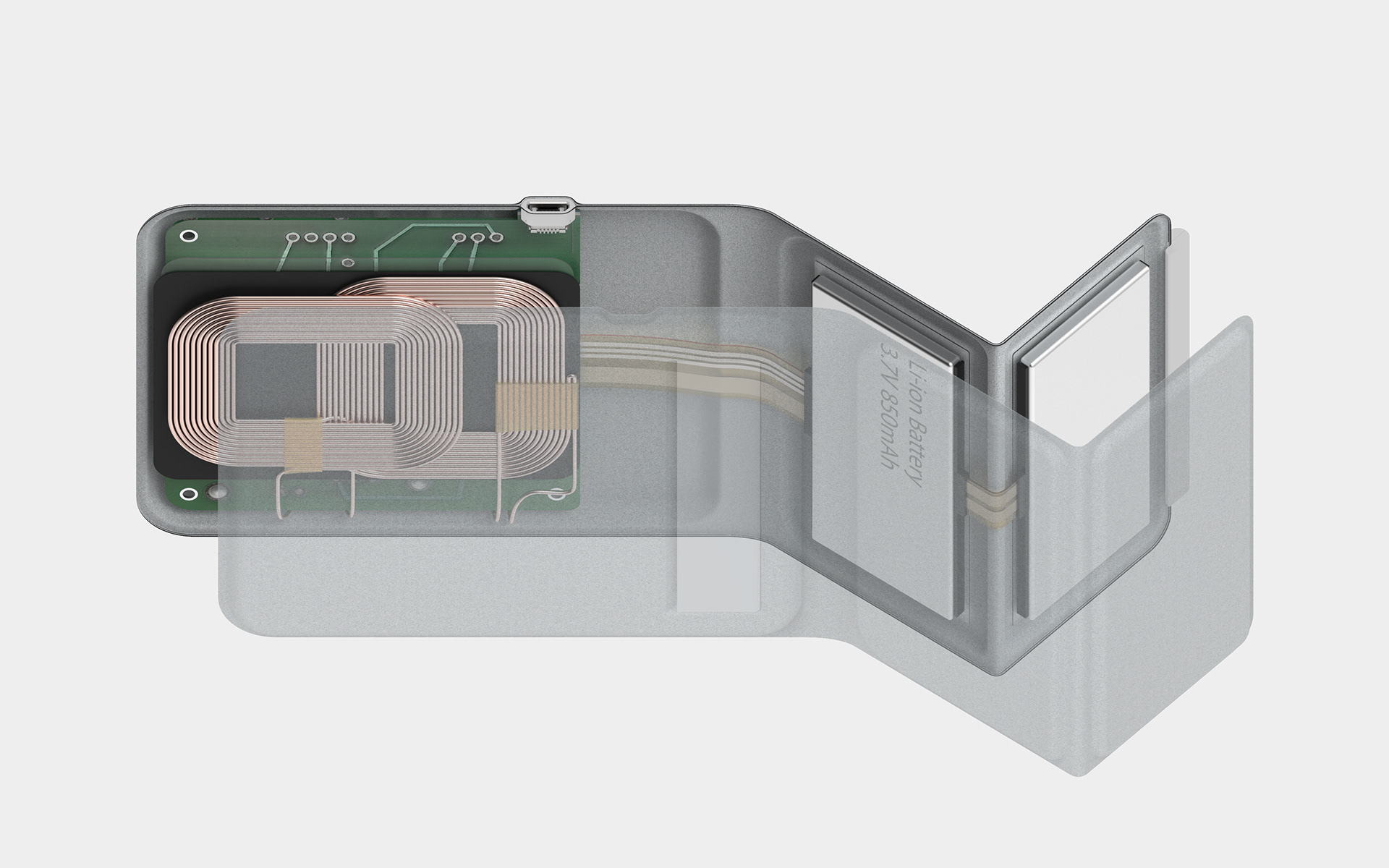 wireless charger ，light，fold，