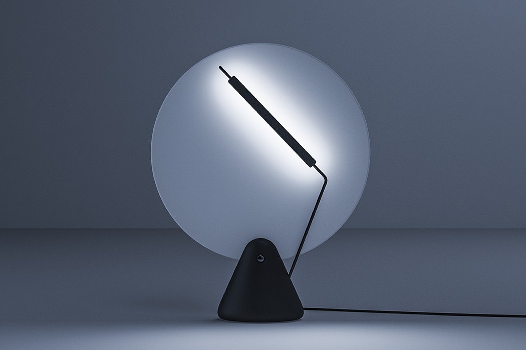 Yicong Lu，Record Lamp，灯具，转盘灯，