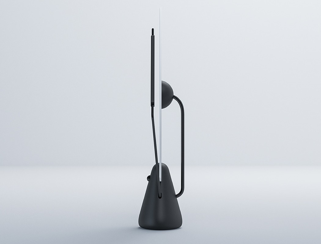 Yicong Lu，Record Lamp，灯具，转盘灯，