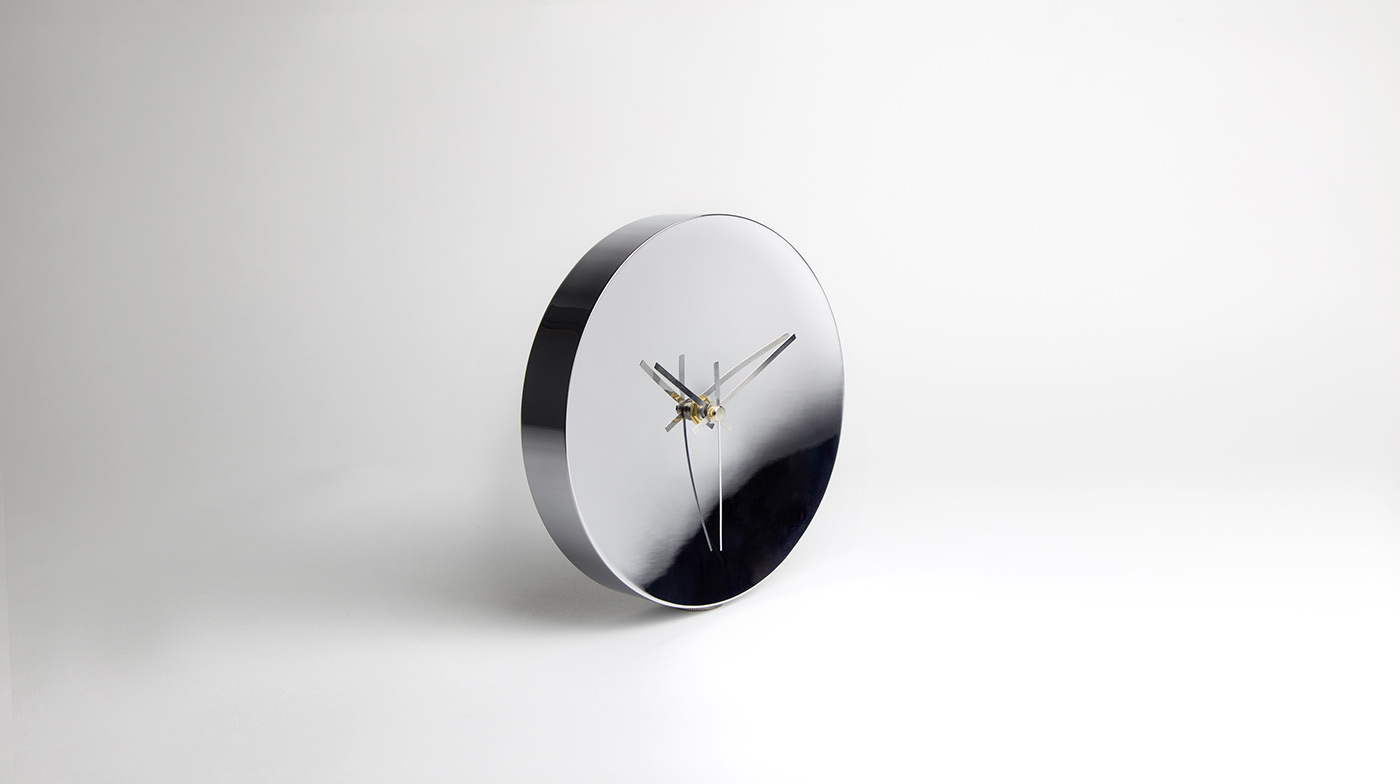 Clock by Minimalux，Sarah Croft，alarm clock，Clock，Aluminium，