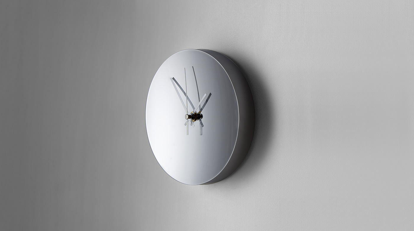 Clock by Minimalux，Sarah Croft，alarm clock，Clock，Aluminium，