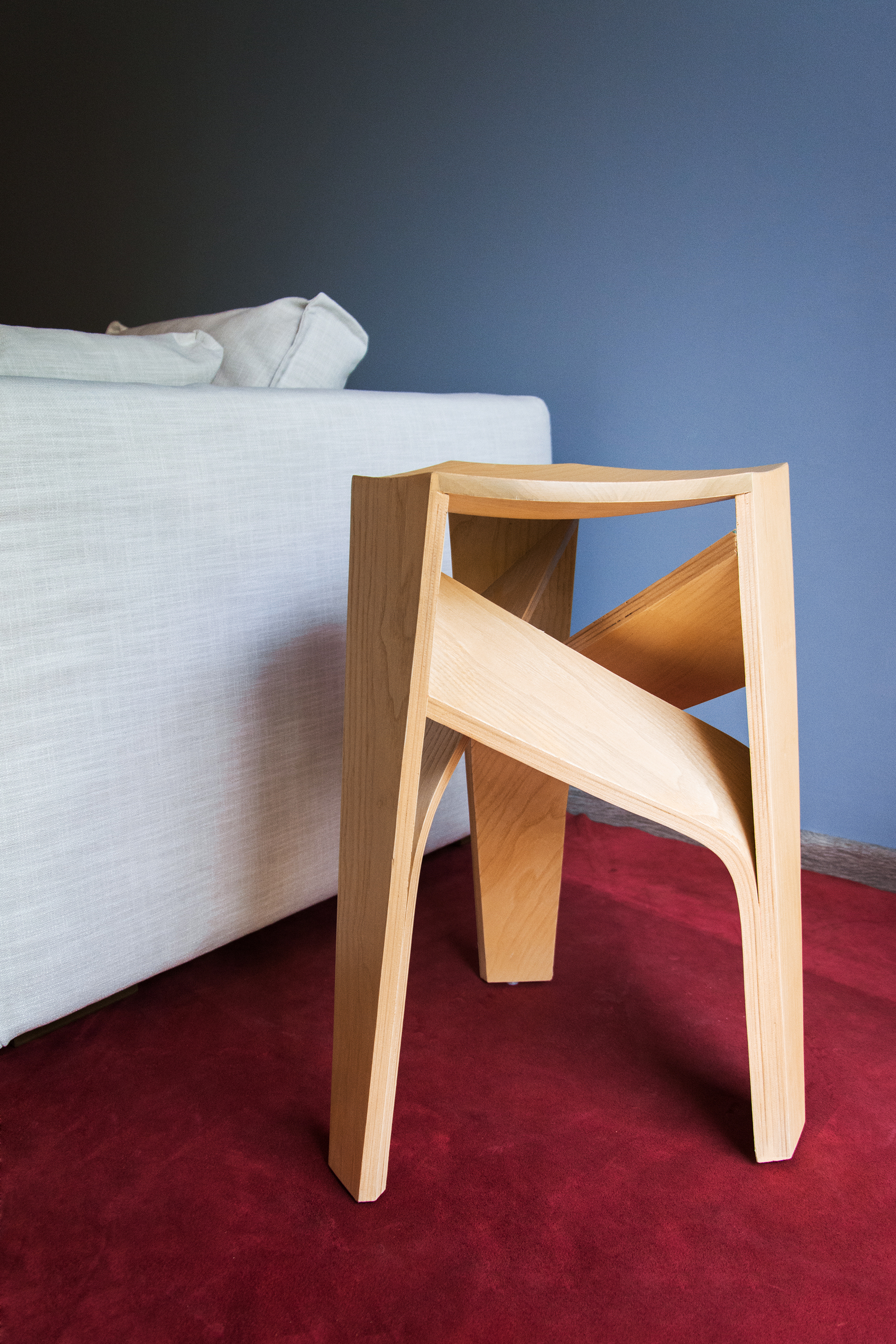 Home Furnishing，stool，wood，product design，industrial design，