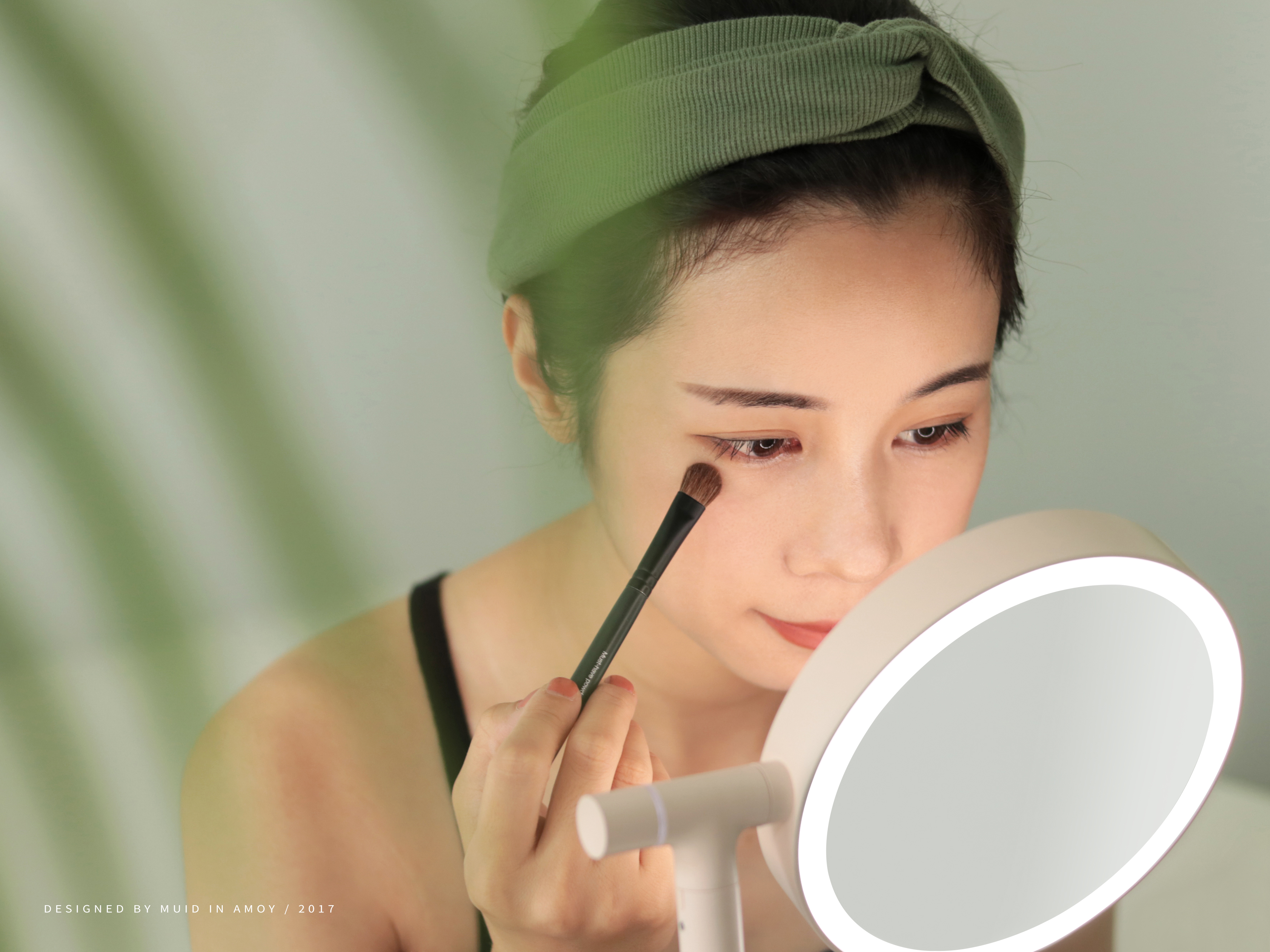 Beauty mirror，industrial design，product design，MUID，
