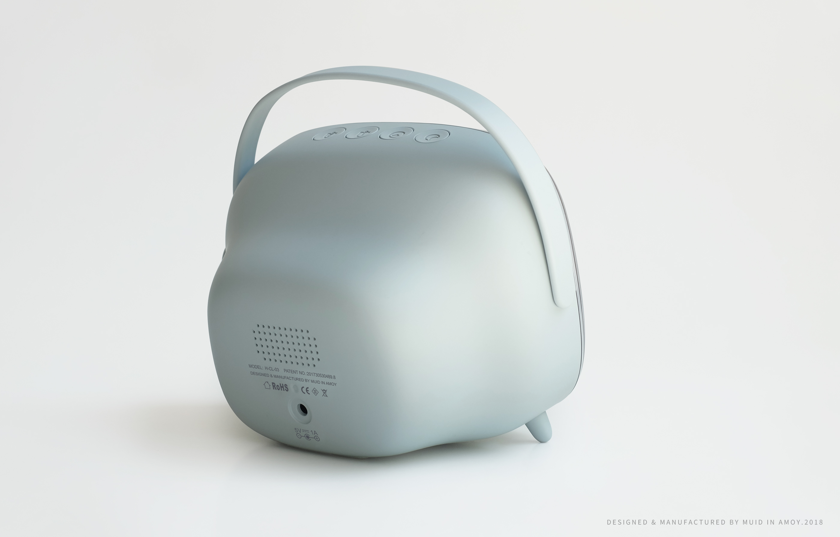 alarm clock，Wake up light，Night light，MUID，industrial design，product design，