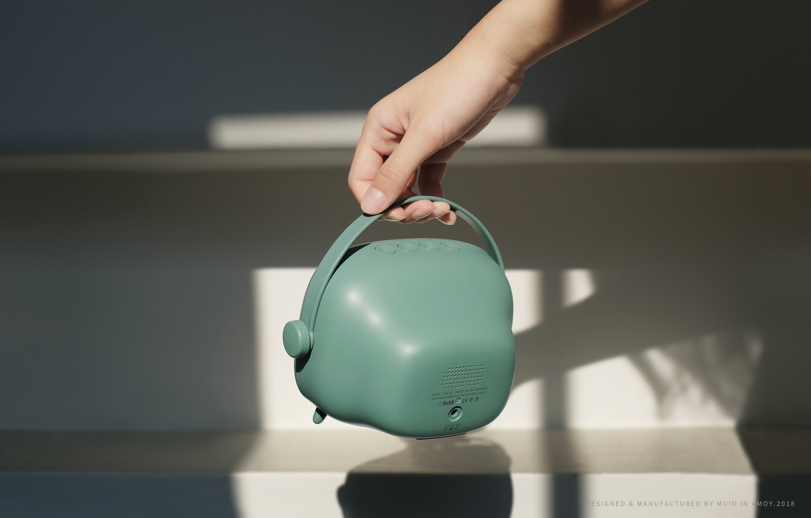 alarm clock，Wake up light，Night light，MUID，industrial design，product design，