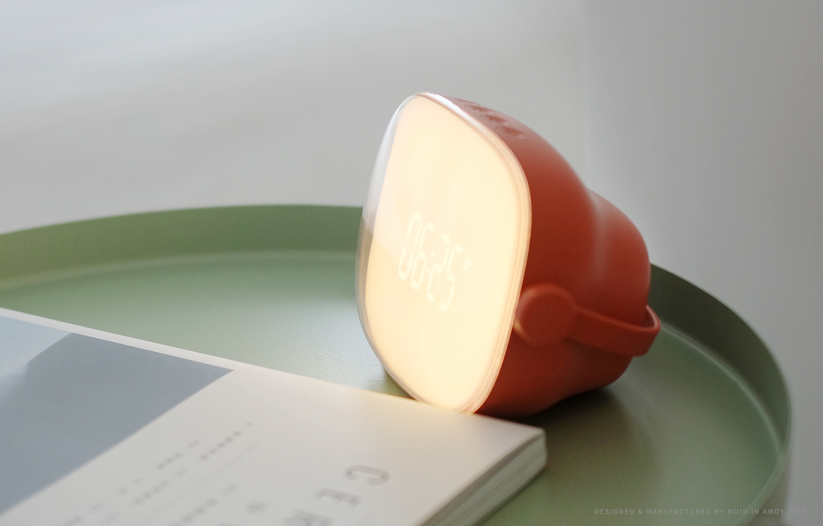 alarm clock，Wake up light，Night light，MUID，industrial design，product design，