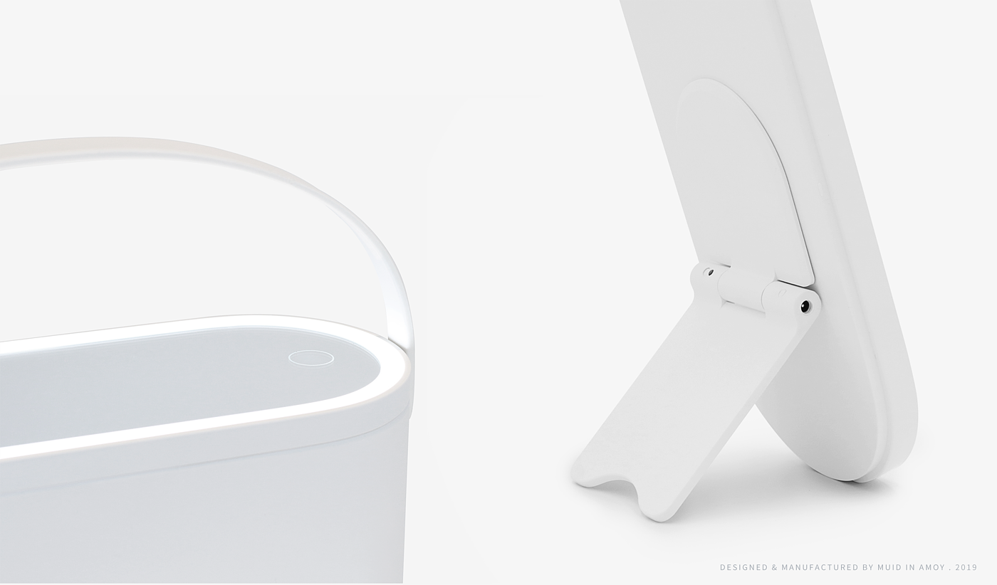 product design，industrial design，MUID，Storage，Beauty mirror，