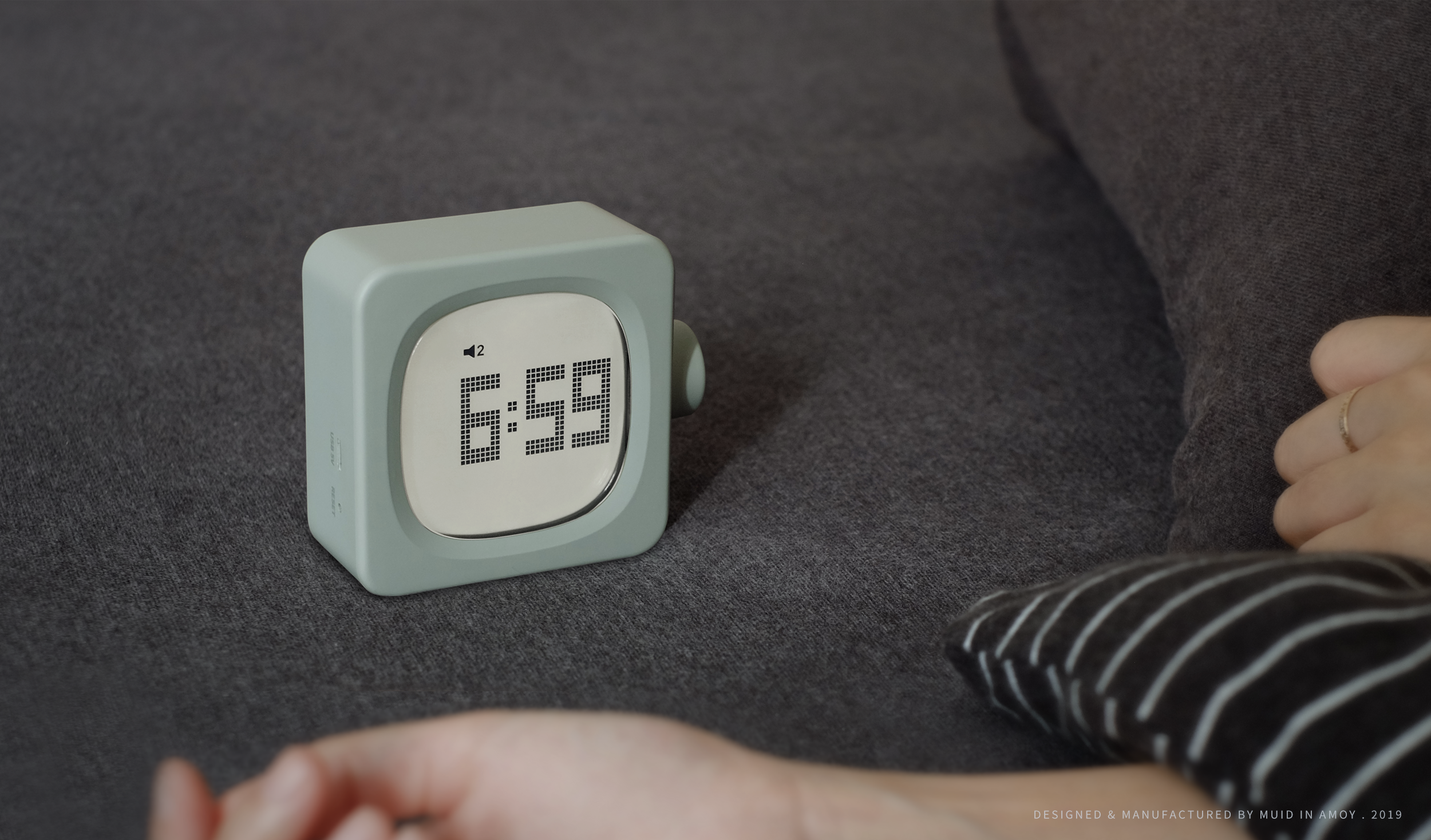 product design，industrial design，alarm clock，Night light，MUID，