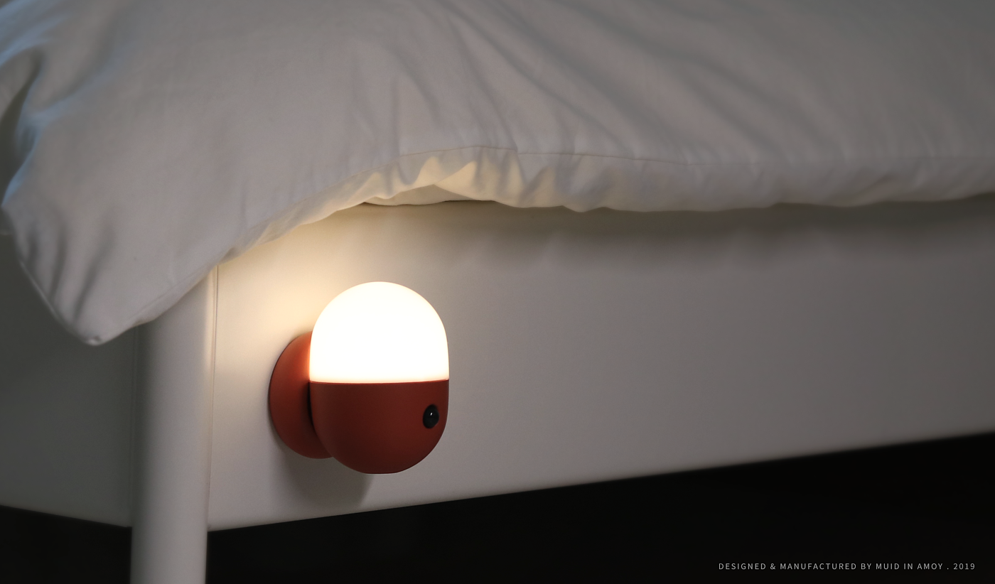 product design，industrial design，MUID，Induction night light，